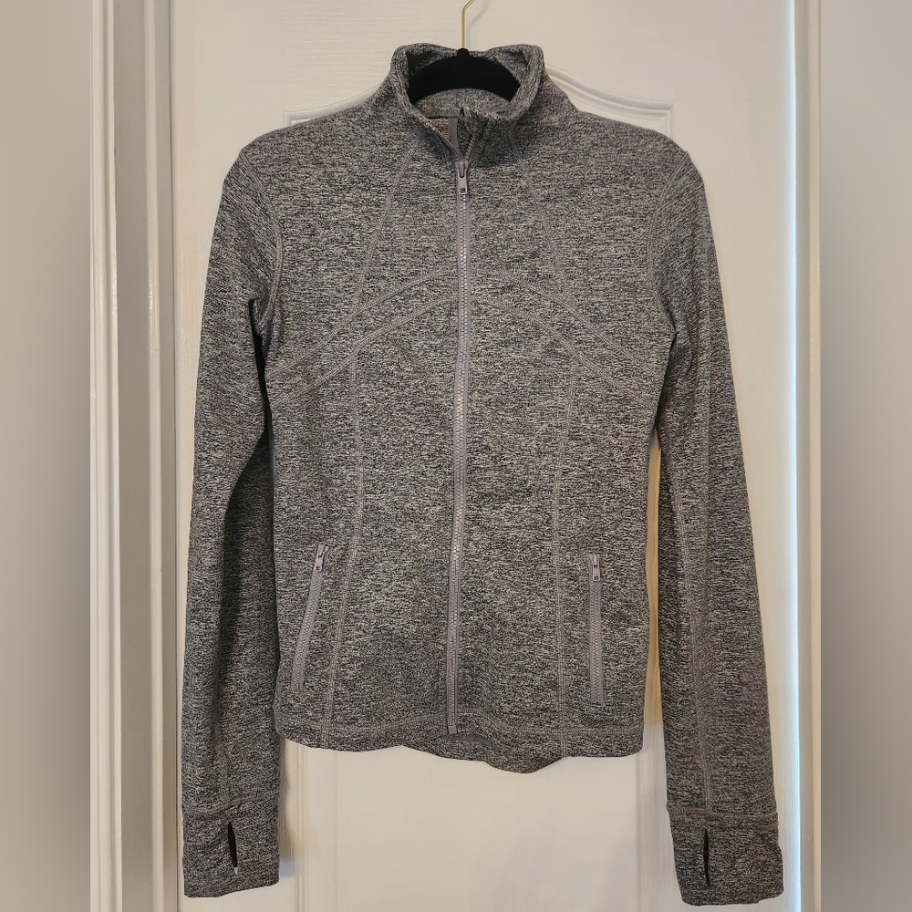 Quince EUC Charcoal Gray Zip-Up Jacket Medium